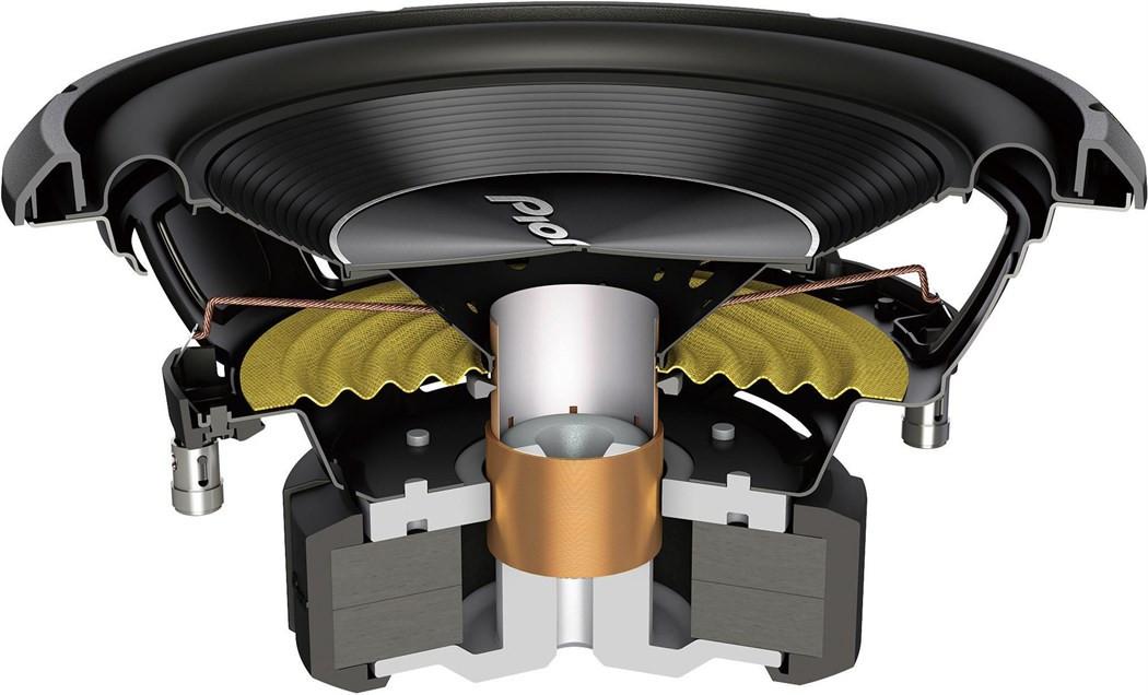 Pioneer  Subwoofer 25cm dual Voice coil 1300W, 4 Ohm 