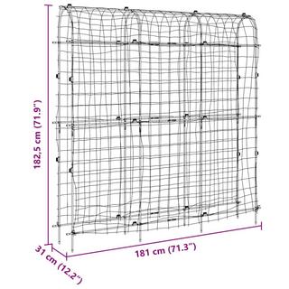 VidaXL Treillis de jardin acier  