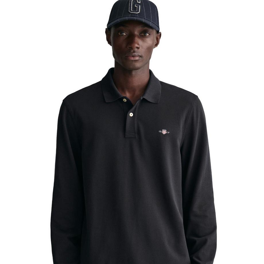 GANT Shield Longsleeve Pique Rugger Poloshirt  
