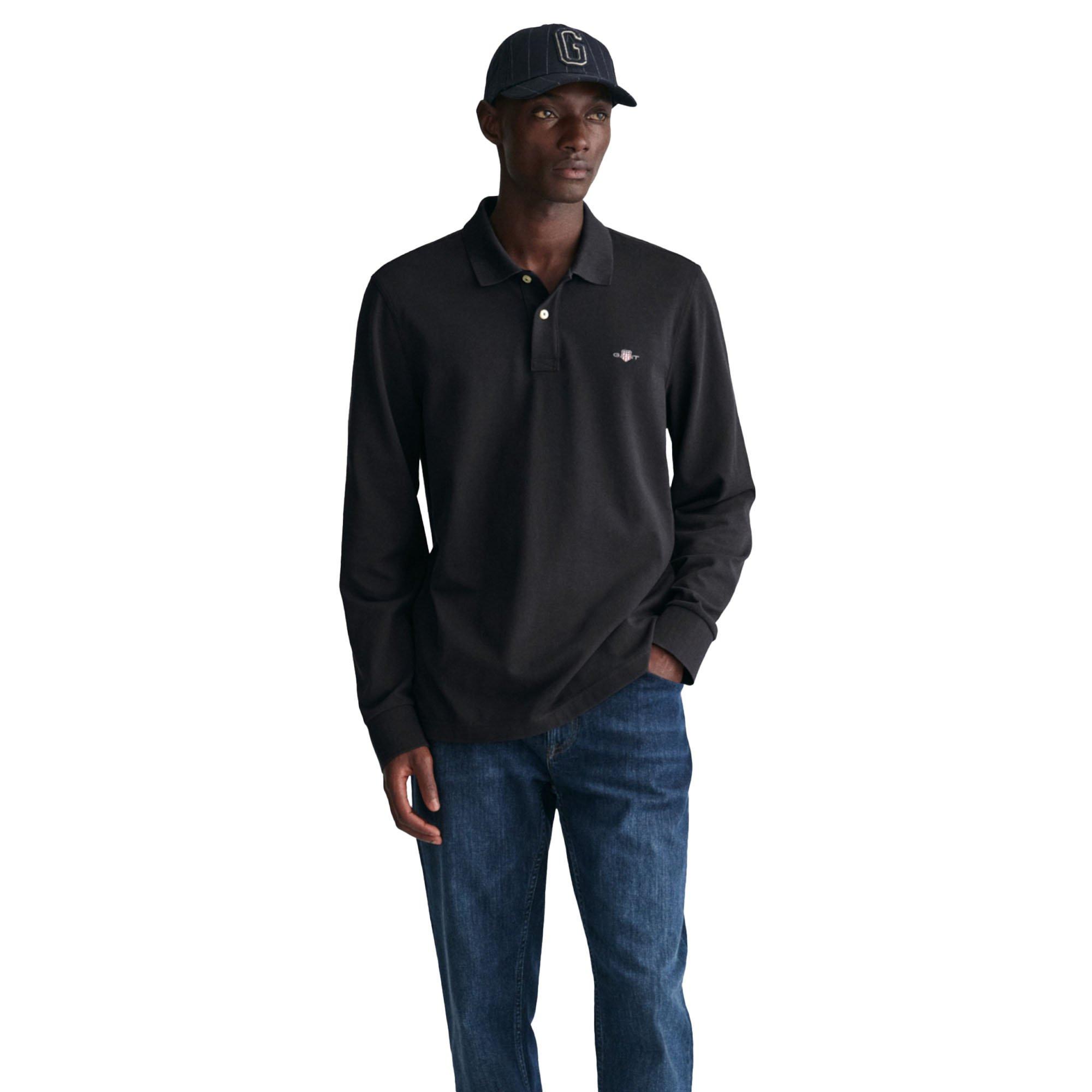 GANT Shield Longsleeve Pique Rugger Polo Regular Fit  