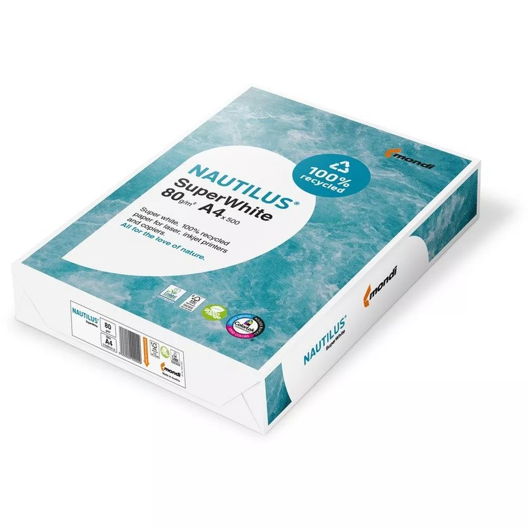 NAUTILUS® Recyclingpapier DIN A4 80 g/m²