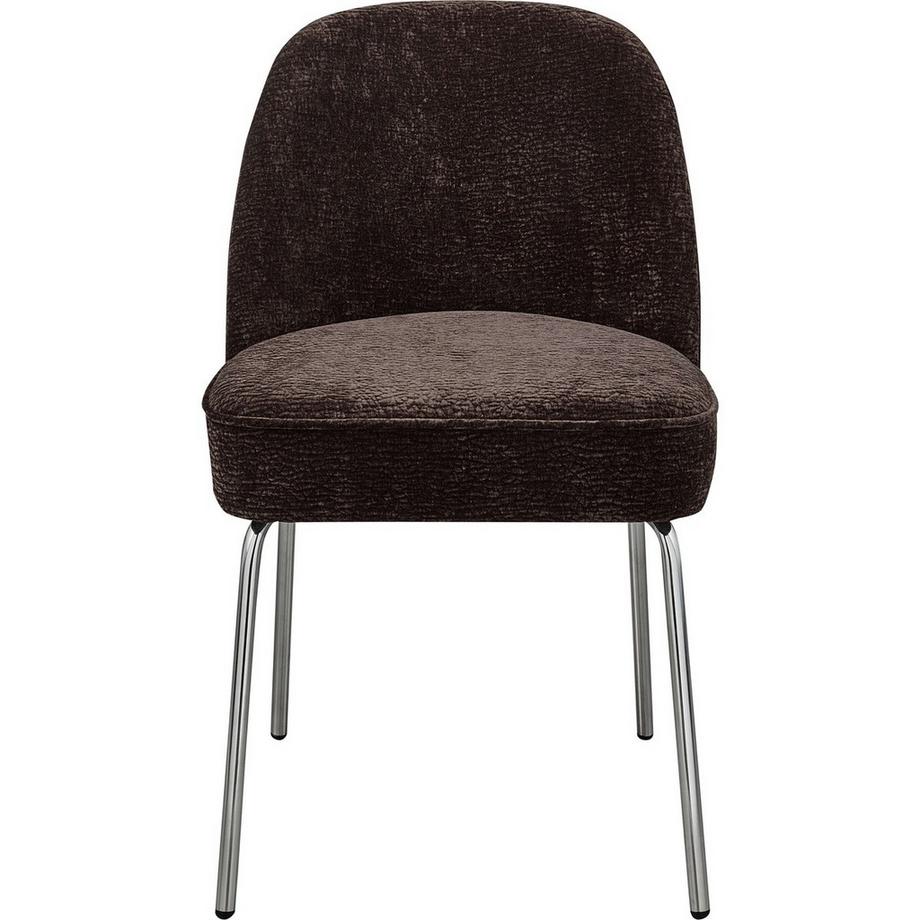 mutoni Esszimmerstuhl Vogue 3D-Chenille dunkelbraun  