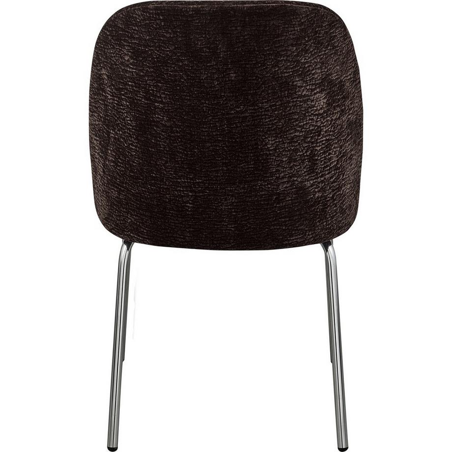 mutoni Esszimmerstuhl Vogue 3D-Chenille dunkelbraun  