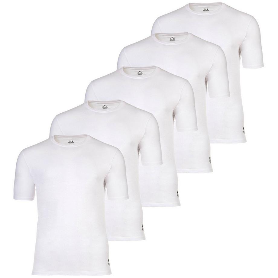 Maglietta Uomini Confezione da 5 Vestibilità confortevole-FCB Undershirt U-Neck 5-Pack