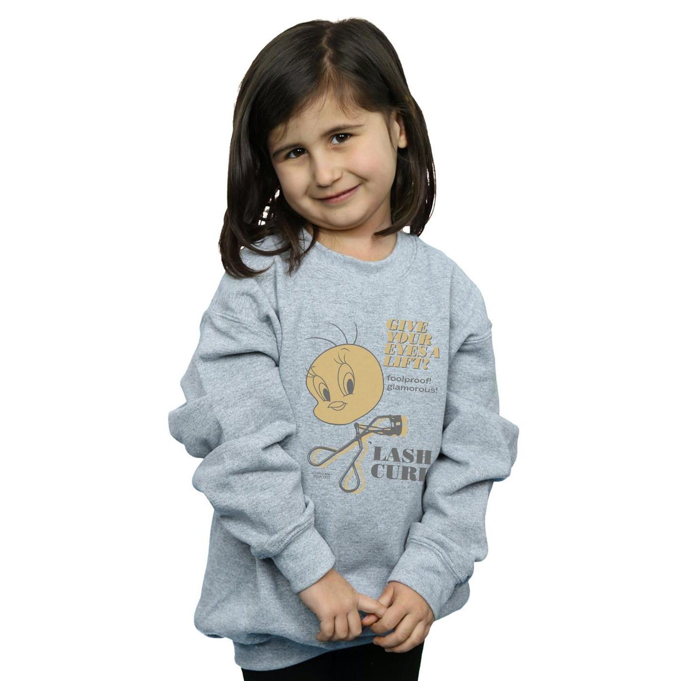 LOONEY TUNES  Tweety Pie Lash Curl Sweatshirt 