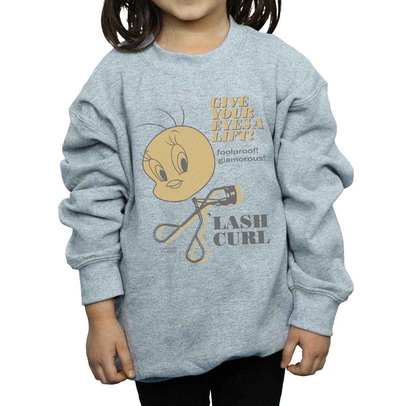 LOONEY TUNES  Tweety Pie Lash Curl Sweatshirt 