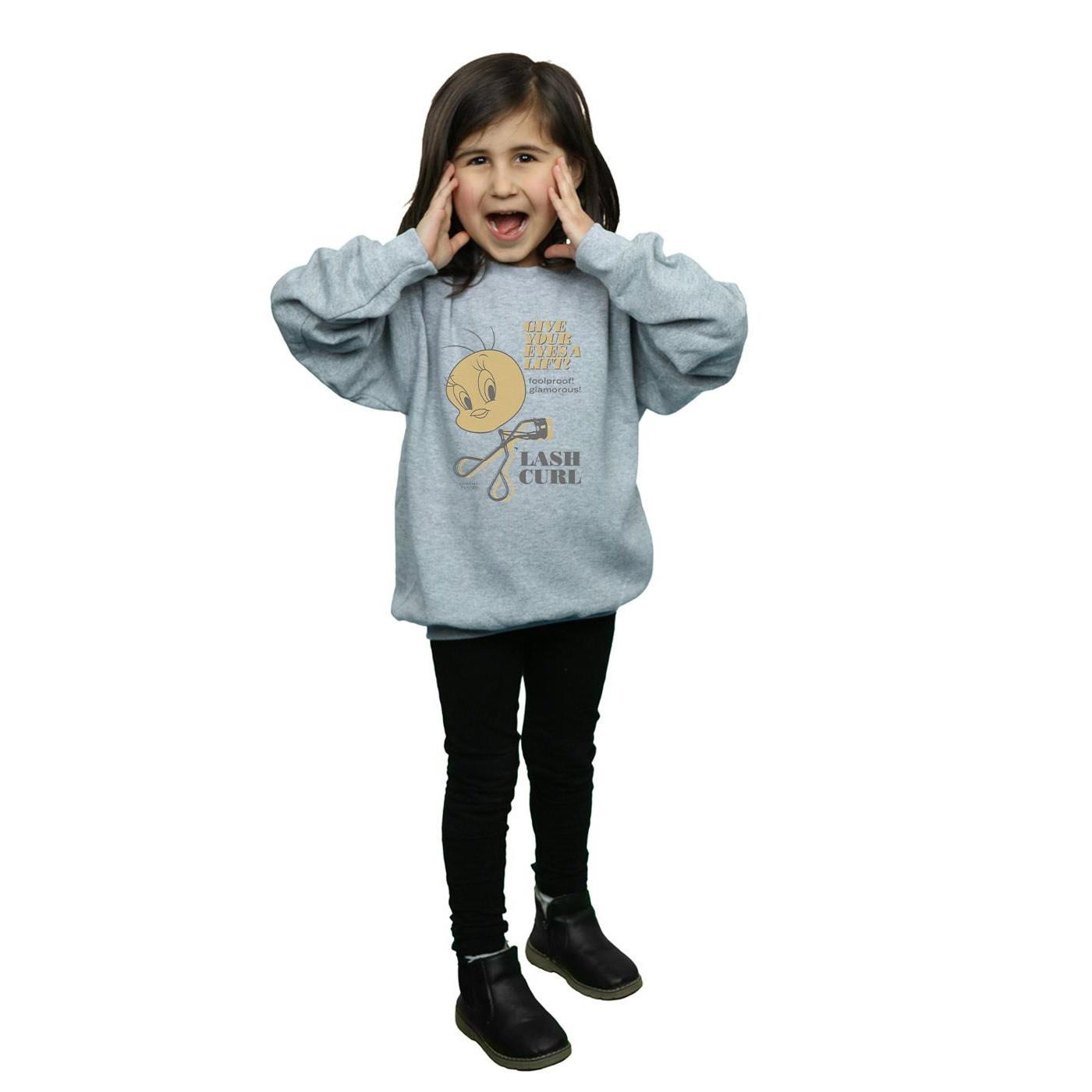 LOONEY TUNES  Tweety Pie Lash Curl Sweatshirt 