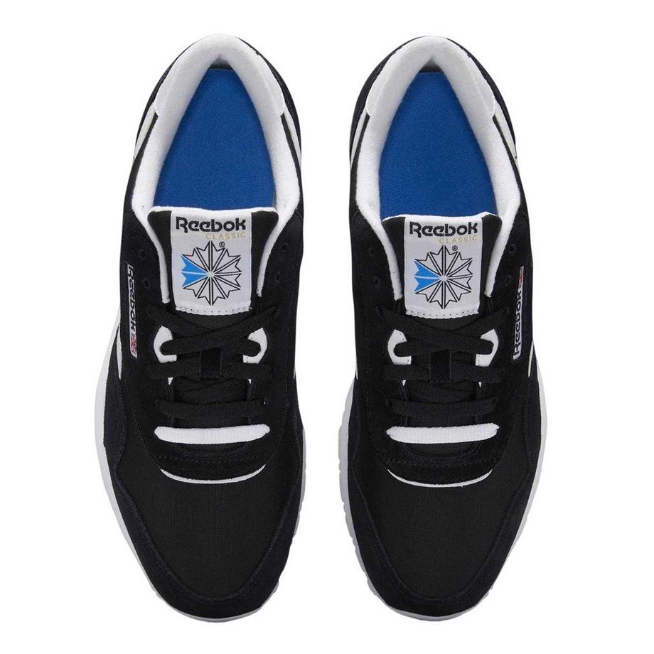 Reebok Scarpe Sportive in Nylon con Pannelli in Pelle Scamosciata  