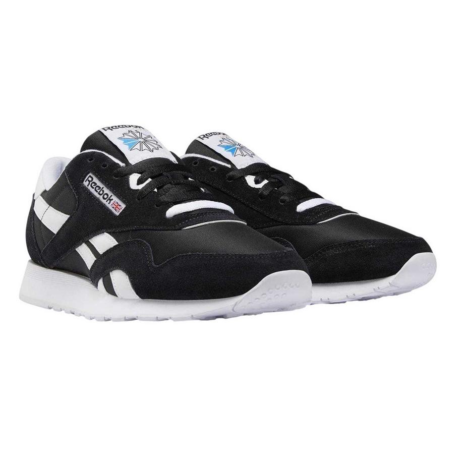 Reebok Scarpe Sportive in Nylon con Pannelli in Pelle Scamosciata  