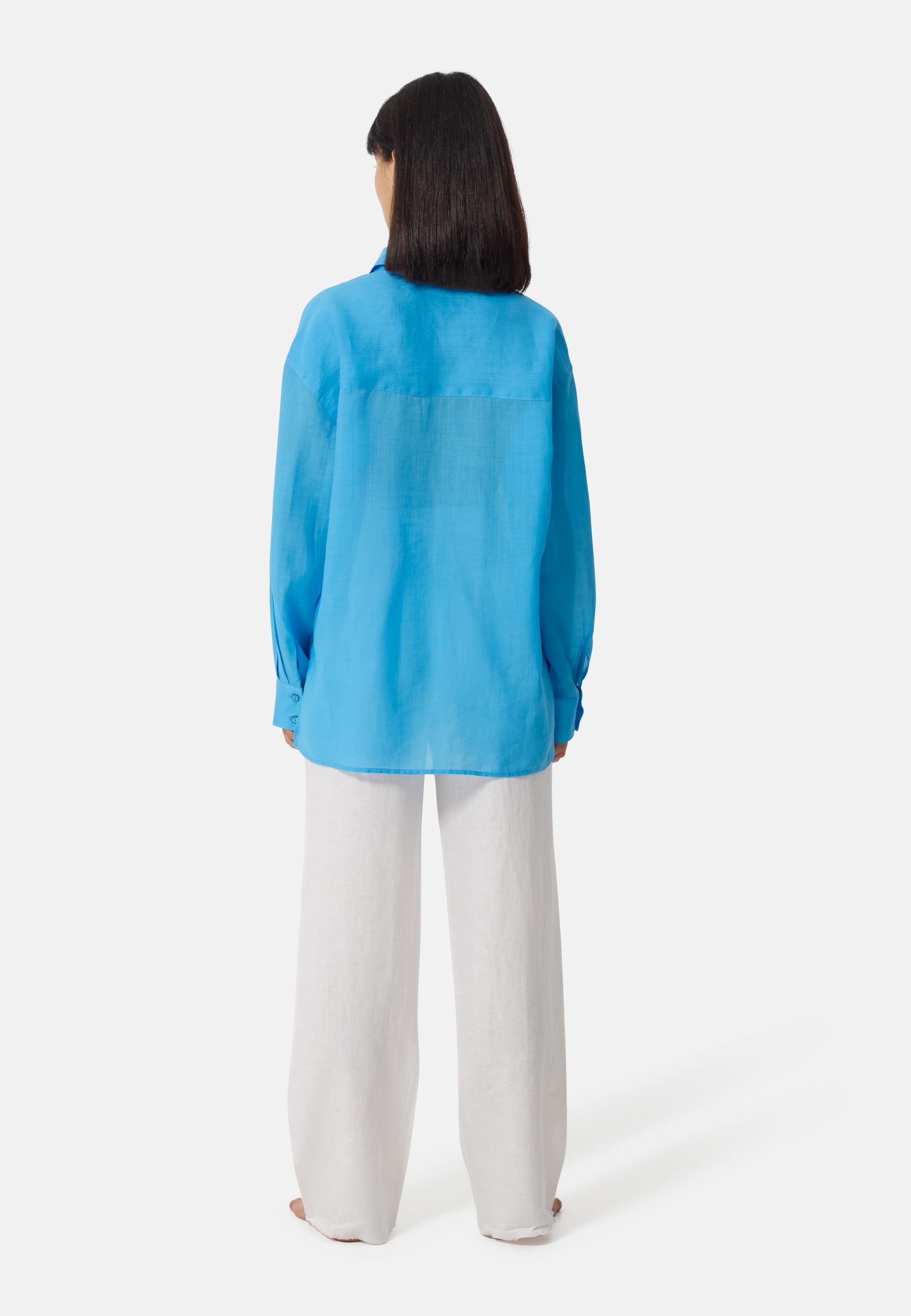 CASH-MERE.CH Chemisier Ramie style oversize  
