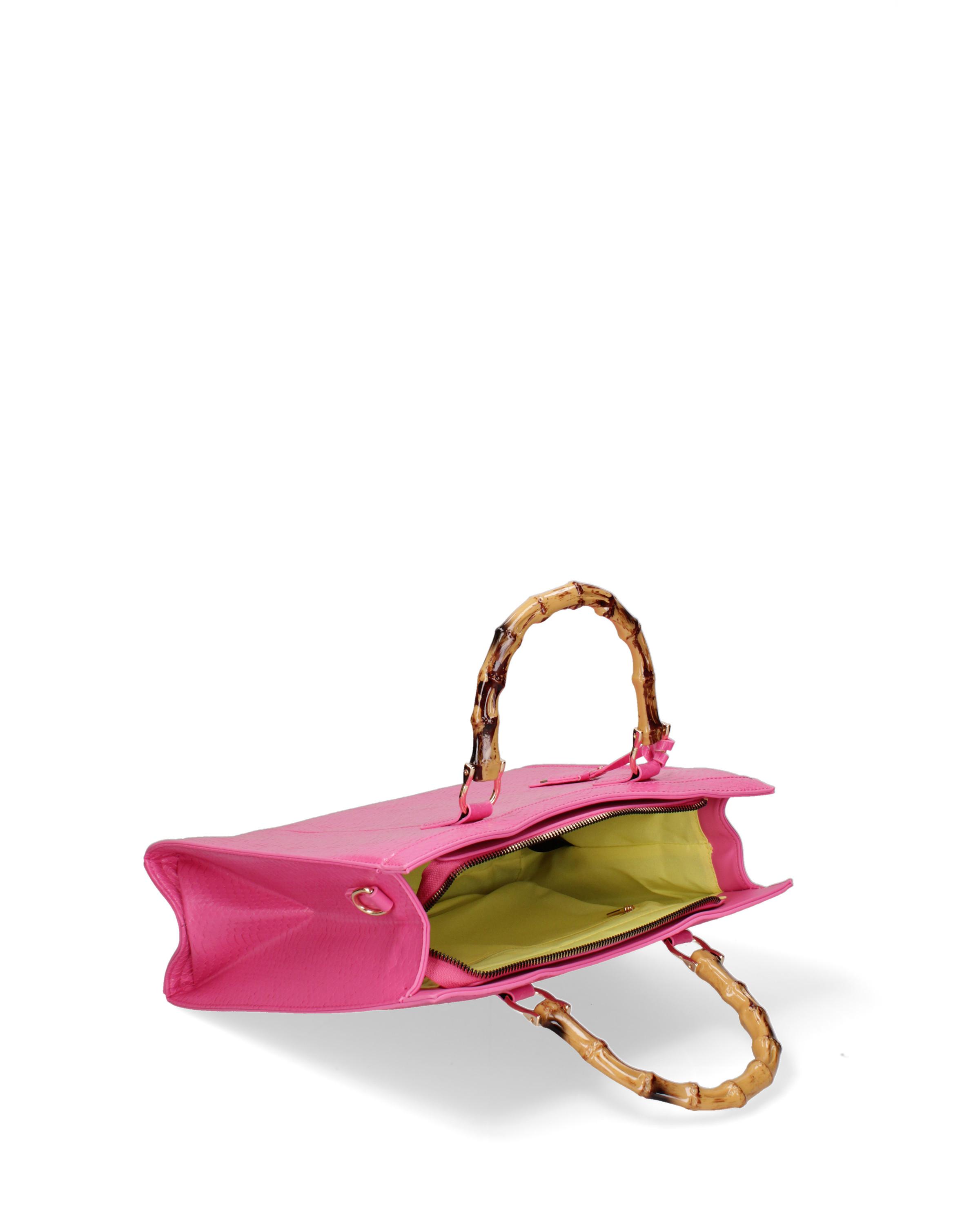 Diana&Co. Schultertasche mit Bambusgriff  