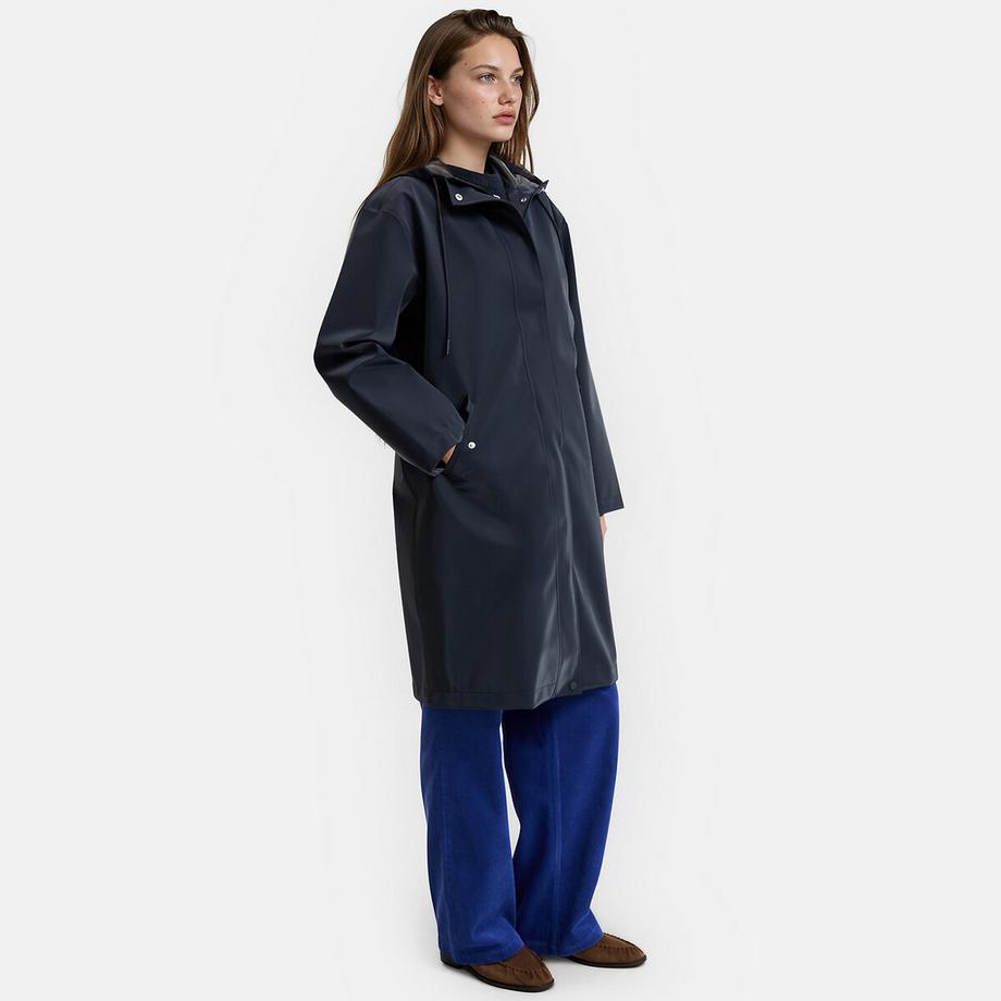 La Redoute Collections Impermeabile con cappuccio a metà coscia  