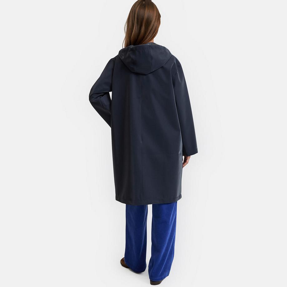 La Redoute Collections Impermeabile con cappuccio a metà coscia  