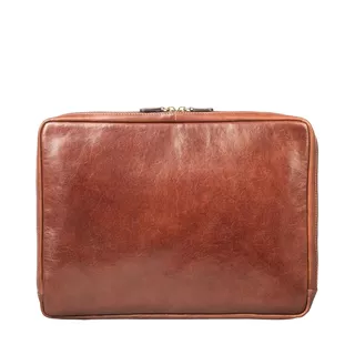 Maxwell Scott  Le Portici Housse pour ordinateur 13" en cuir 