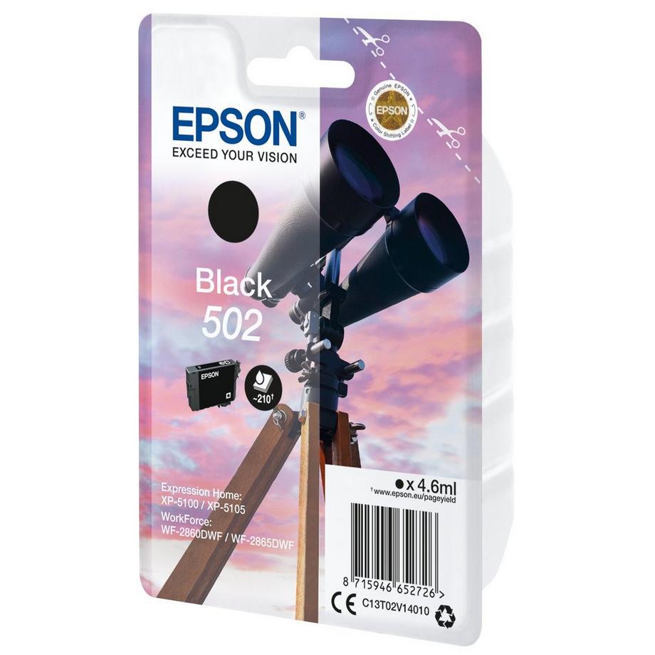 EPSON  Epson 502, Cartuccia d'inchiostro nero 