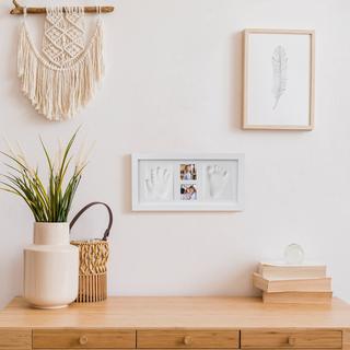 Northio Coffret de plâtre pour bébé avec cadre photo  