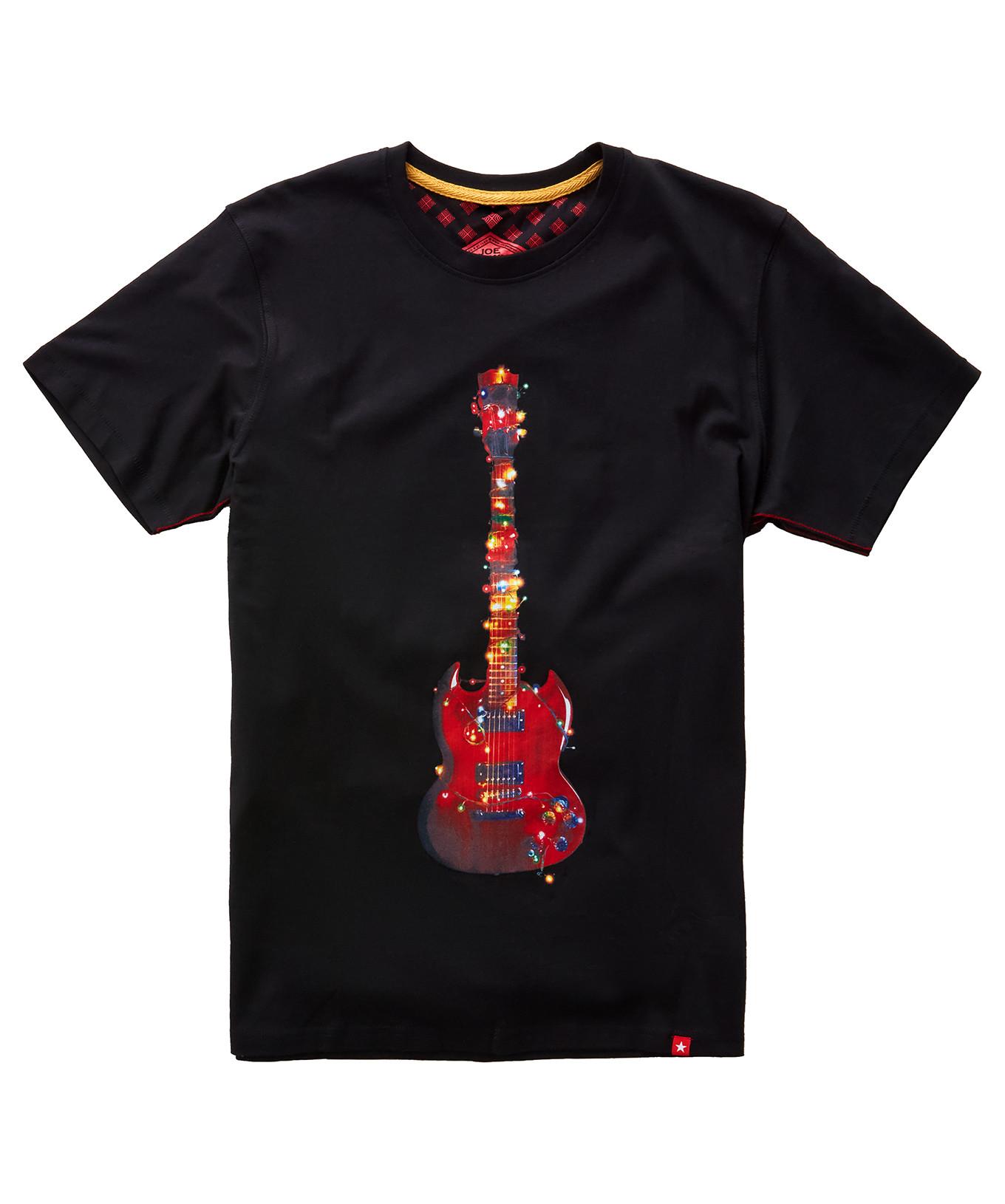 Joe Browns  Neuartiges Gitarren-Weihnachtsbaum-T-Shirt 