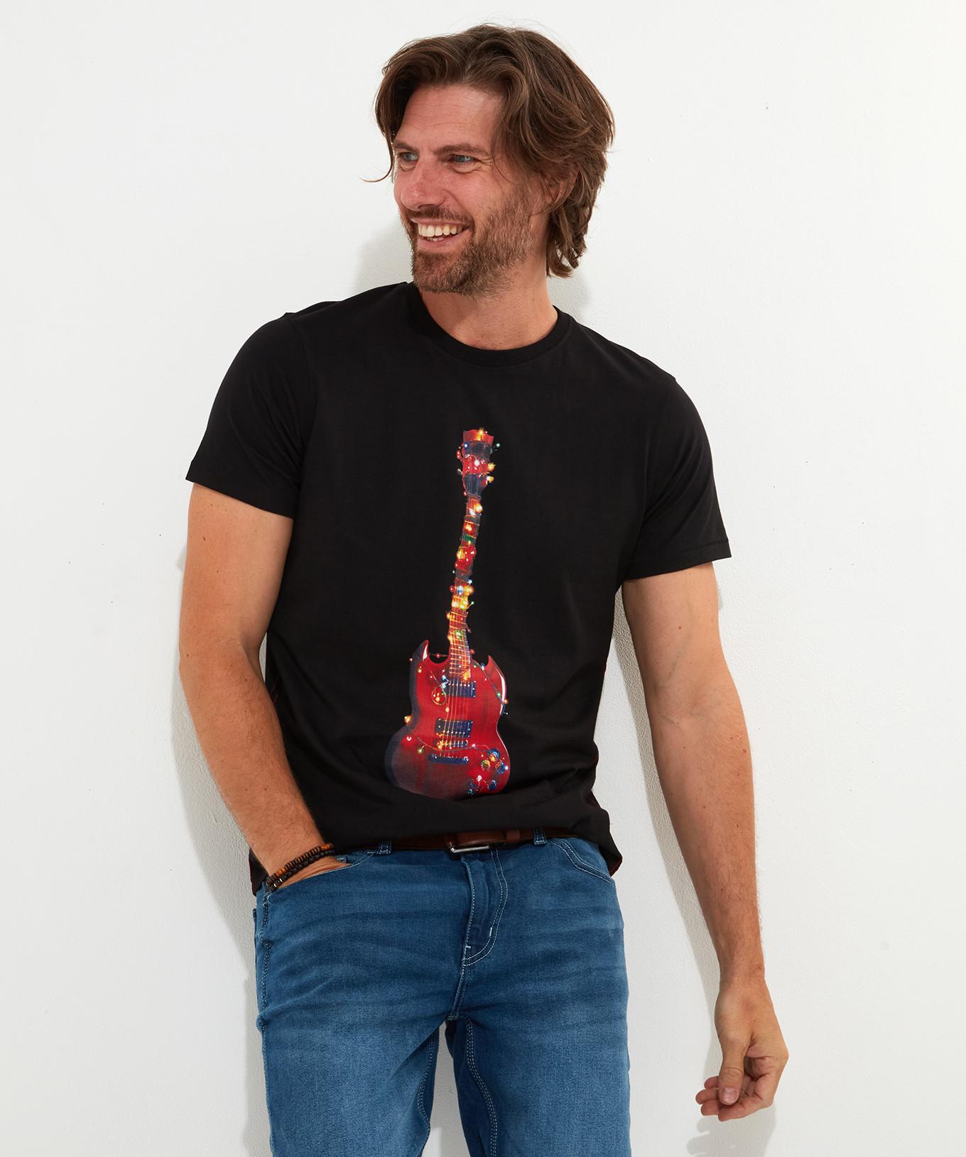 Joe Browns  Neuartiges Gitarren-Weihnachtsbaum-T-Shirt 