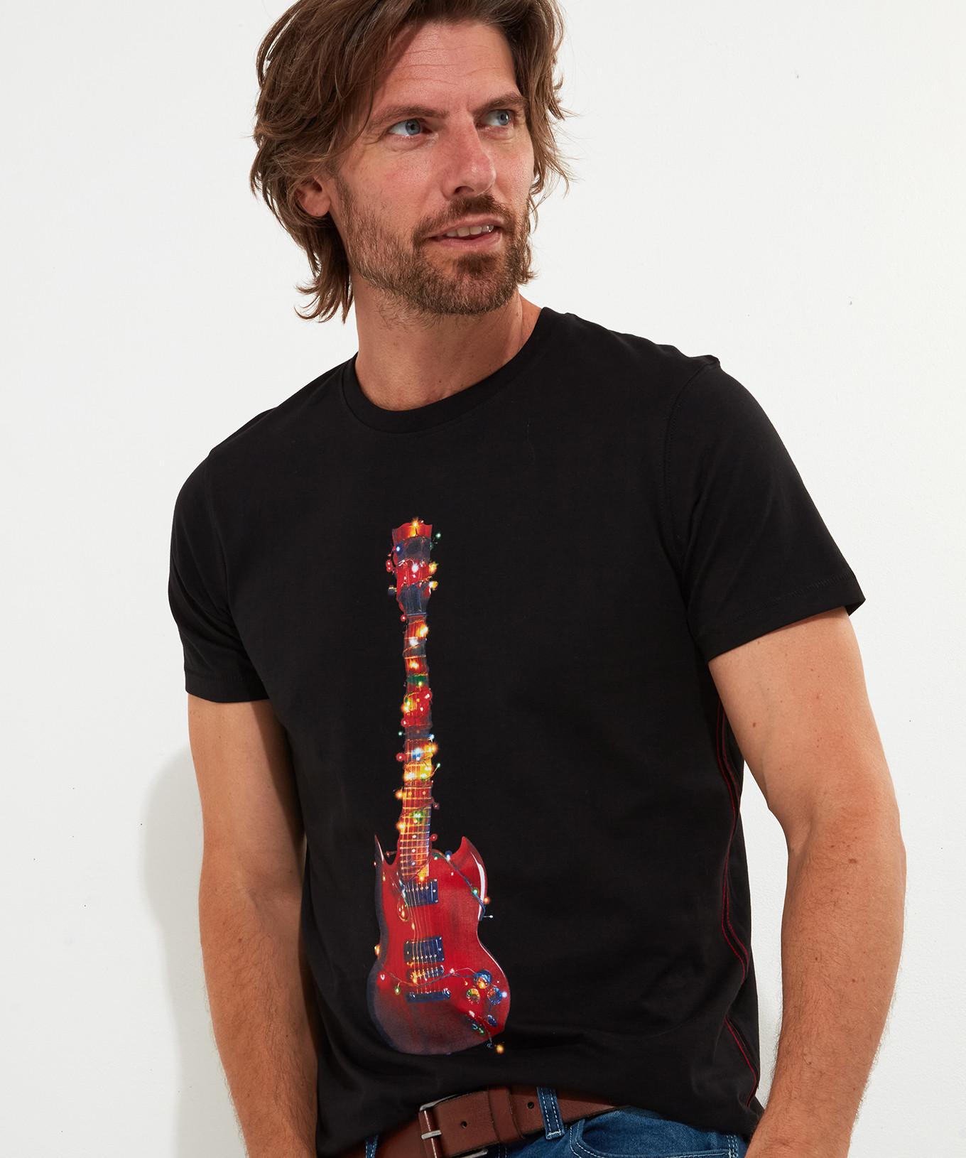 Joe Browns  Neuartiges Gitarren-Weihnachtsbaum-T-Shirt 