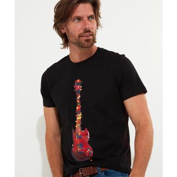 Neuartiges Gitarren-Weihnachtsbaum-T-Shirt