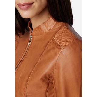 RICANO  Veste en cuir s Abigale, style classique en cuir d'agneau ultra doux 