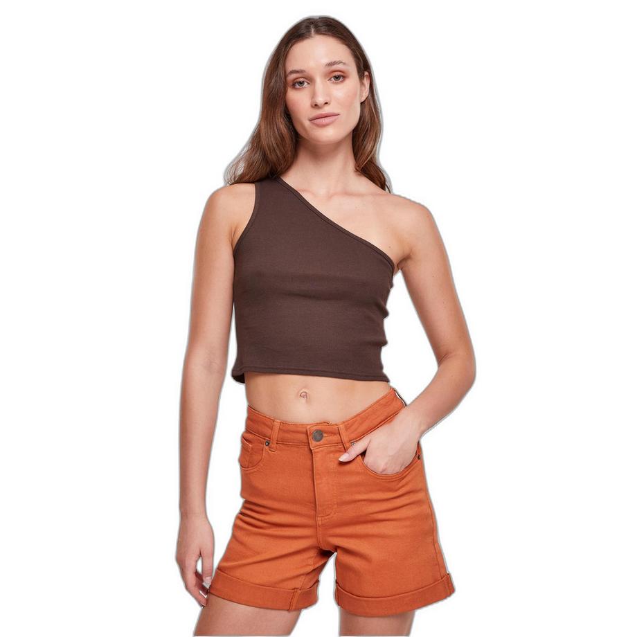 URBAN CLASSICS Top Crop Asimmetrico  