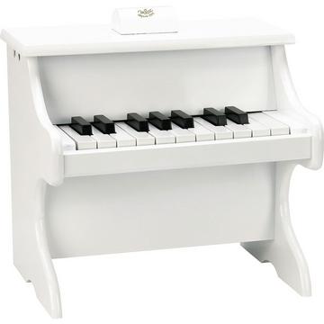 Piano blanc avec 18 touches, Vilac