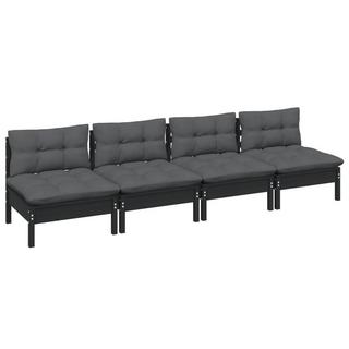 VidaXL 4-sitzer-gartensofa kiefernholz  