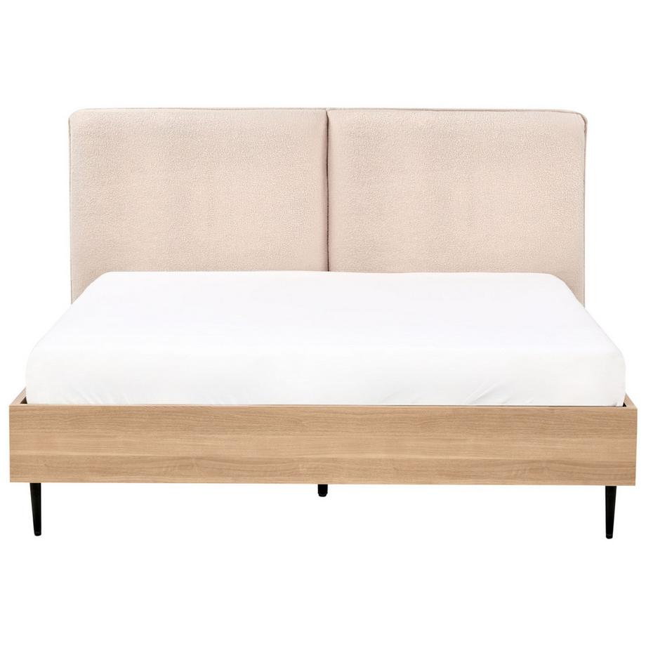 Beliani Letto en Bouclé  LIMANTON  