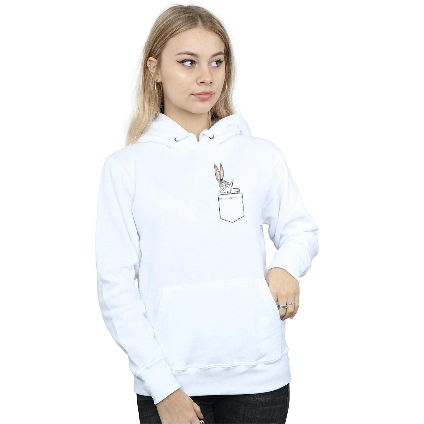 LOONEY TUNES  Bugs Bunny Faux Pocket Kapuzenpullover 