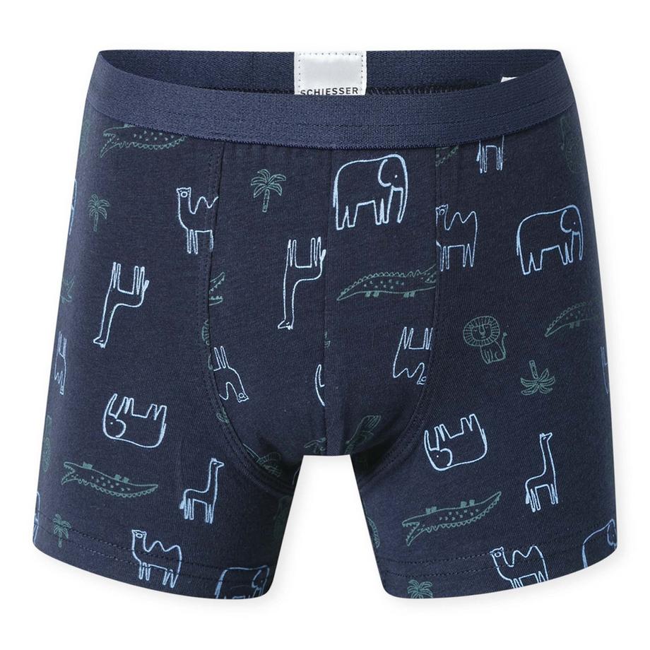 Schiesser  Boxershort  7er Pack Figurbetont-7PACK Boys Single Jersey Slips 