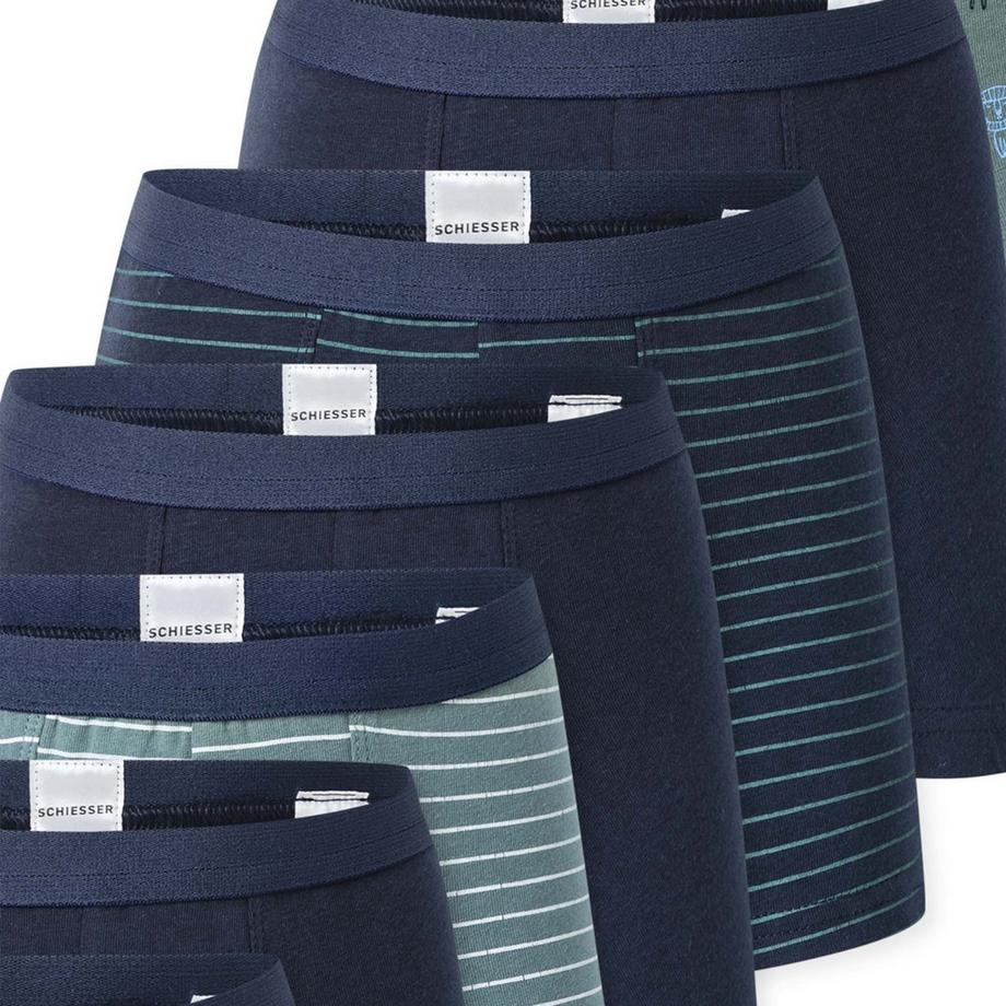Schiesser  Boxershort  7er Pack Figurbetont-7PACK Boys Single Jersey Slips 