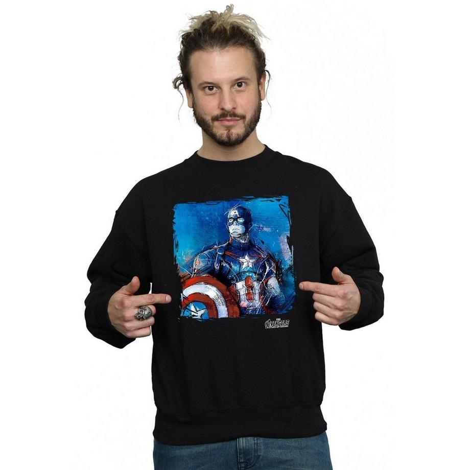 MARVEL Avengers Captain America Sketch Sweatshirt  
