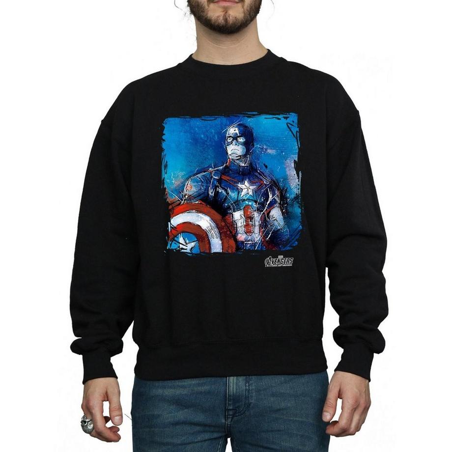MARVEL Avengers Captain America Sketch Sweatshirt  