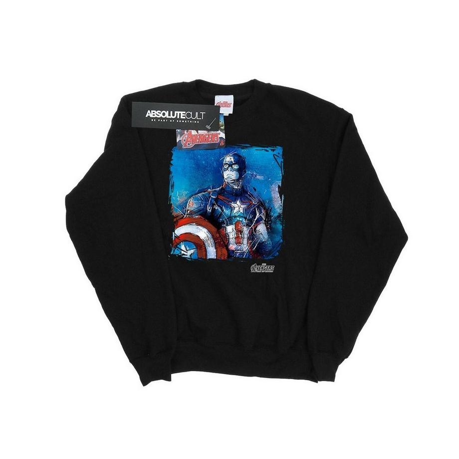 MARVEL Avengers Captain America Sketch Sweatshirt  