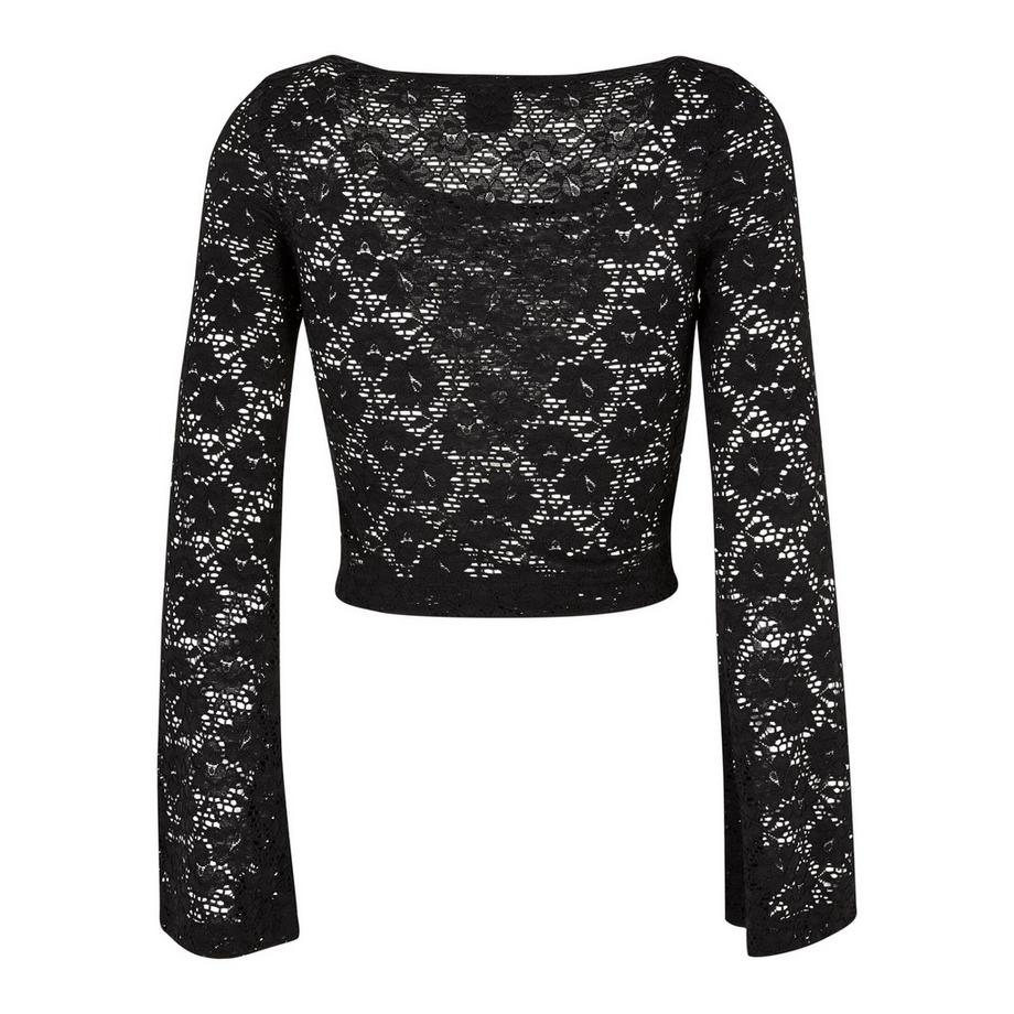 URBAN CLASSICS Blouse Dentelle Manches Longues  