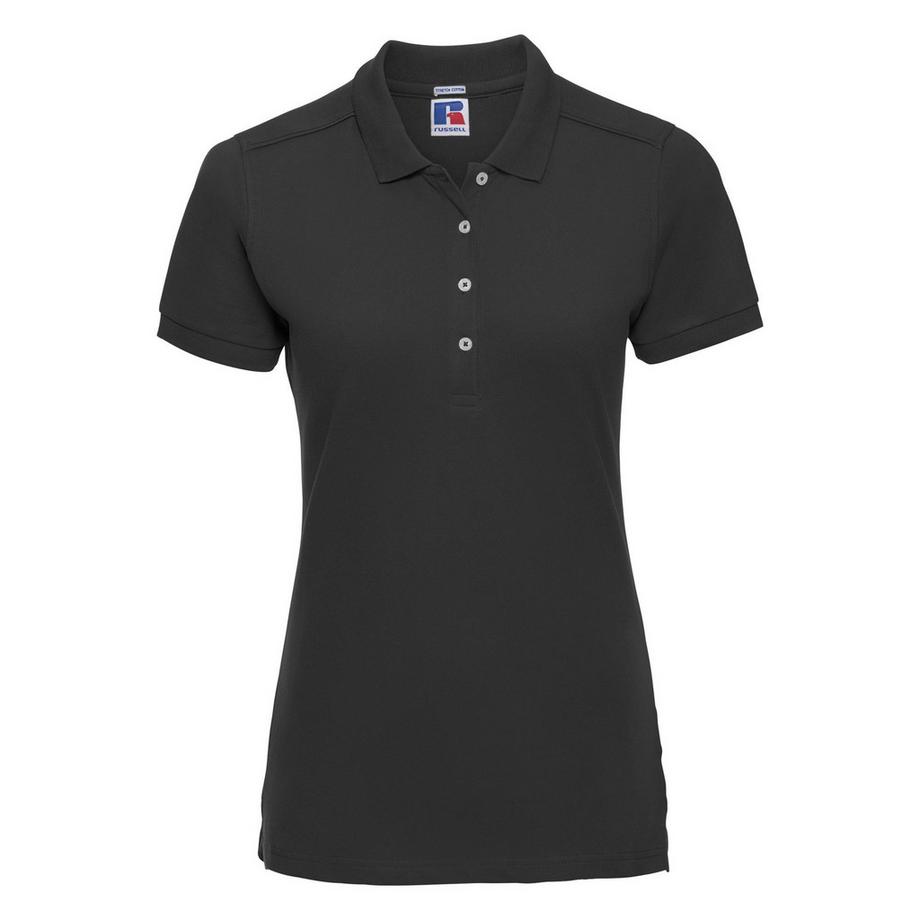 Stretch Poloshirt, Kurzarm
