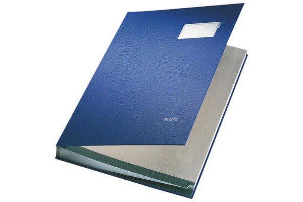 Leitz LEITZ Unterschriftsmappen 57000035 blau 20 Fächer  