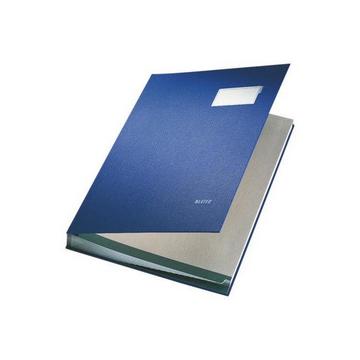 LEITZ Unterschriftsmappen 57000035 blau 20 Fächer