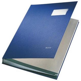 Leitz LEITZ Unterschriftsmappen 57000035 blau 20 Fächer  