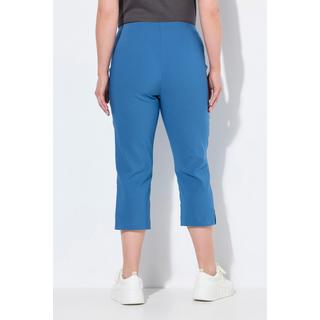 Ulla Popken Pantalon Bengalina Longueur Mollet Coupe Droite Taille Élastique  