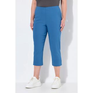 Ulla Popken Pantalon Bengalina Longueur Mollet Coupe Droite Taille Élastique  