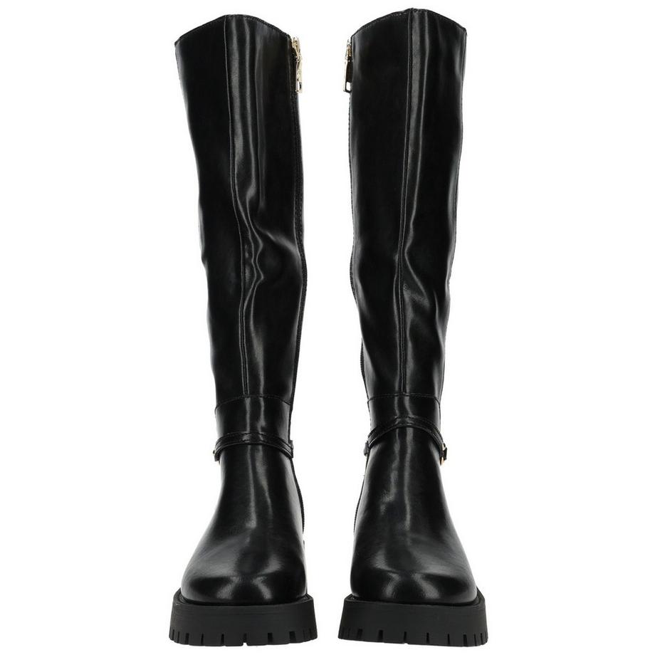 STEVE MADDEN Knielange Stiefel mit massiver Sohle und Riemen-Detail  