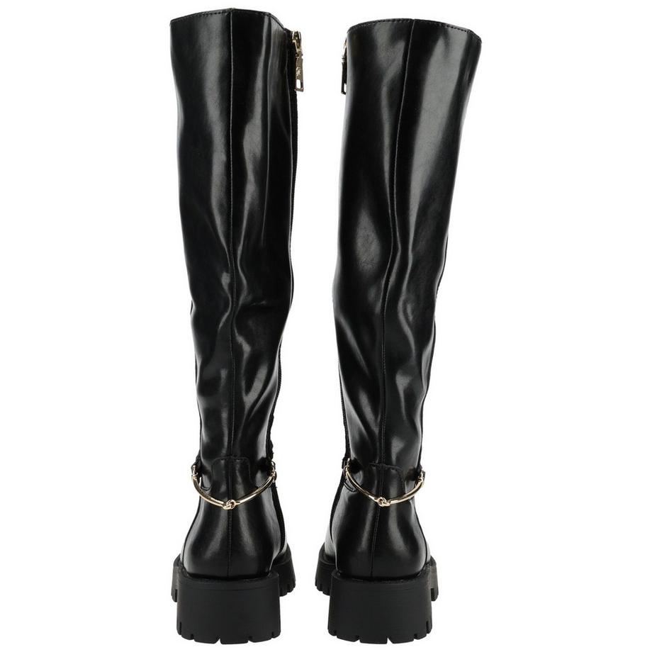 STEVE MADDEN Knielange Stiefel mit massiver Sohle und Riemen-Detail  