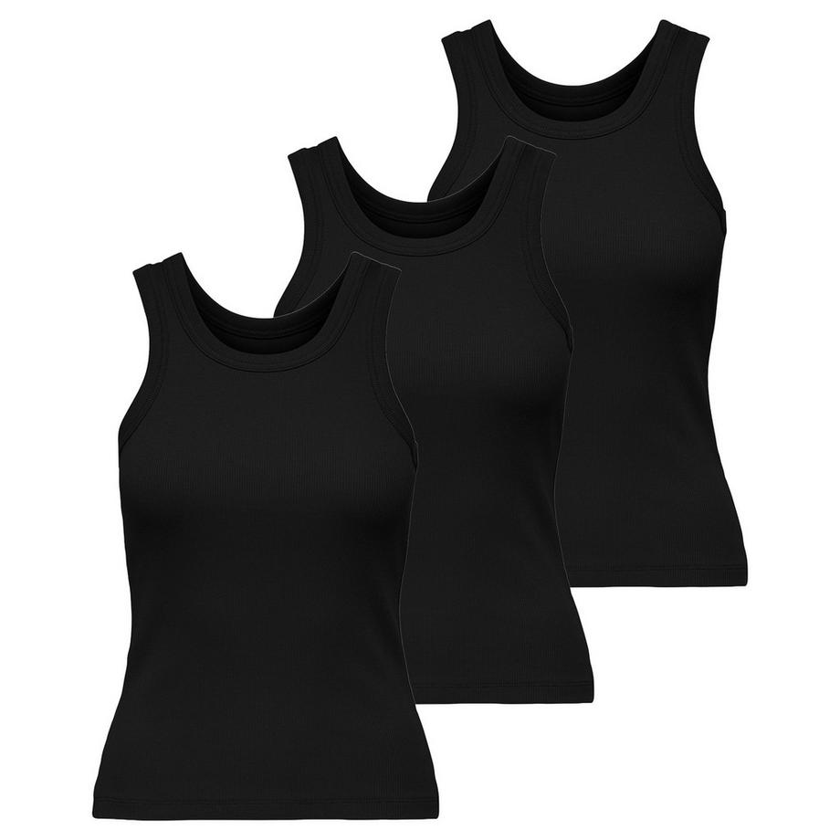 Maglietta Donne Confezione da 3 Vestibilità confortevole-ONLVAL LIFE TANKTOP 3P