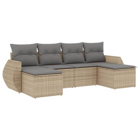 VidaXL Garten sofagarnitur poly-rattan  