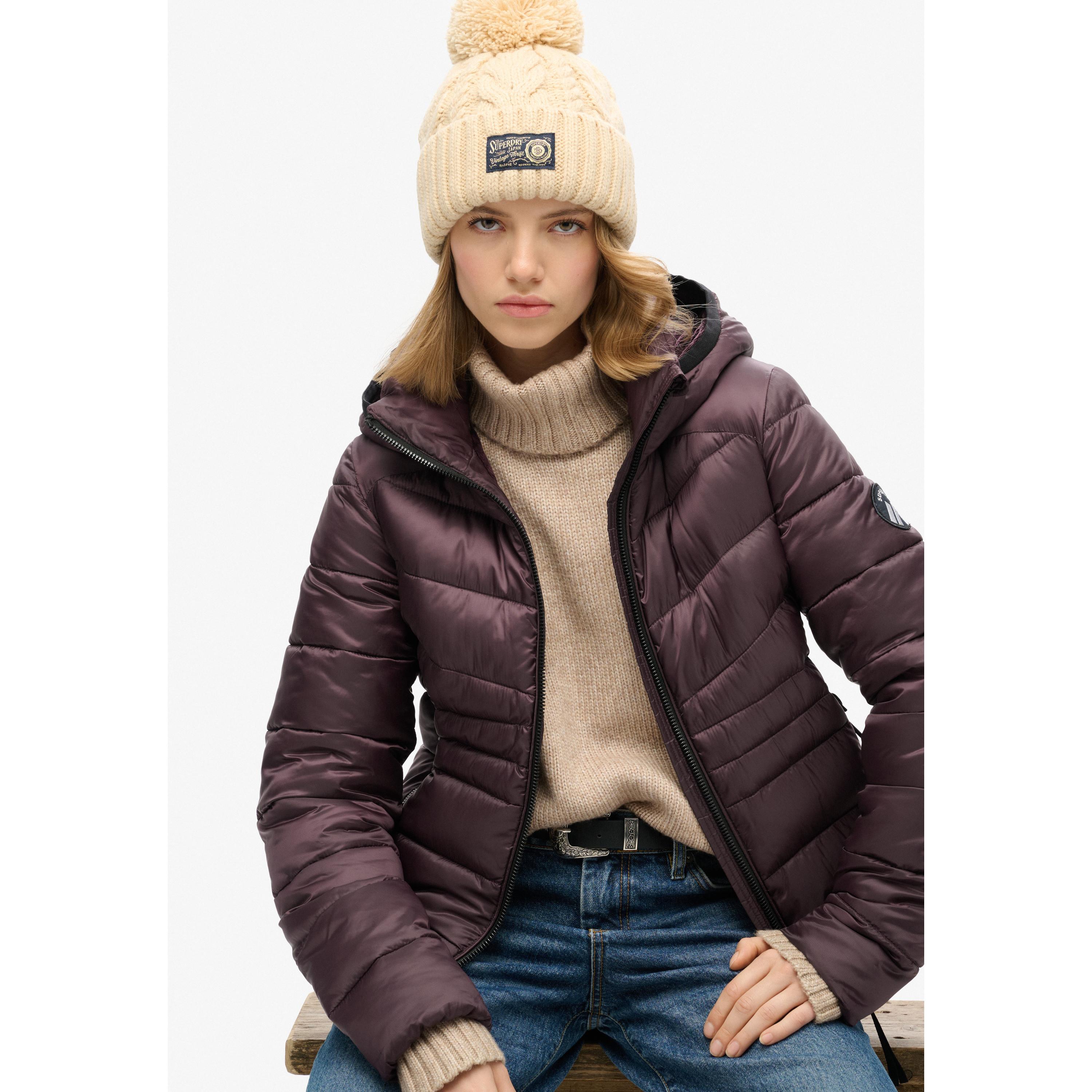 Superdry  gepolterte daunenjacke, uperdry fuji quilt 