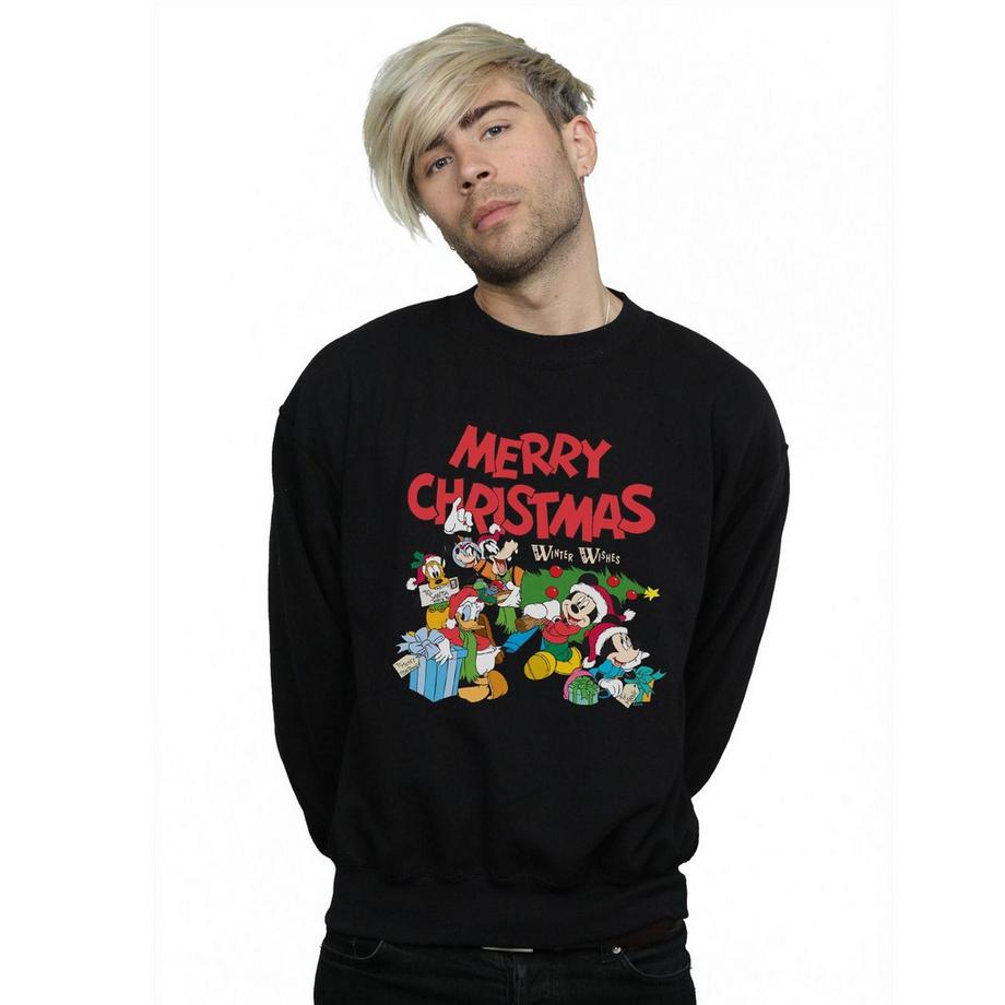 Disney Mickey Mouse And Friends Winter Wishes Sweatshirt  