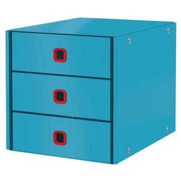 LEITZ Schubladenset Cosy 5368-00-61 blau 3 Schubladen