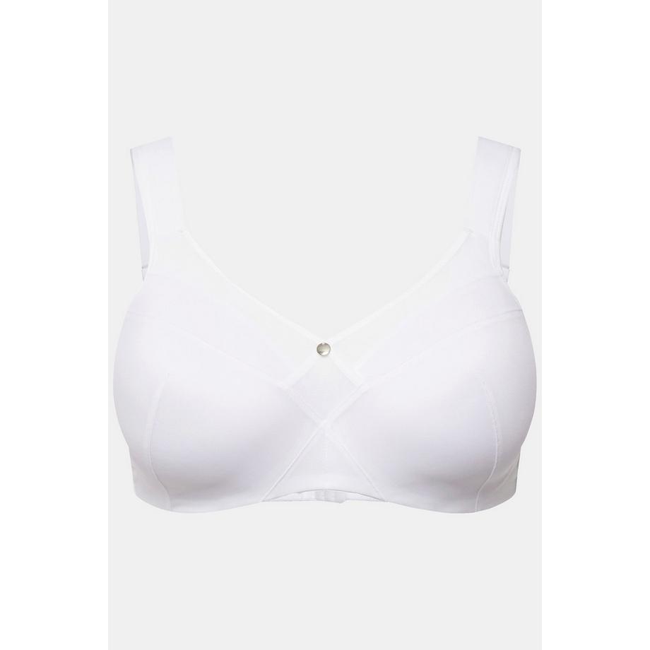 Ulla Popken Reggiseno con ferretto coppe morbide inserto in mesh  